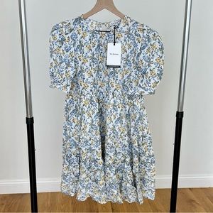 NWT En Saison Maeve Tiered Floral Mini Dress Size S